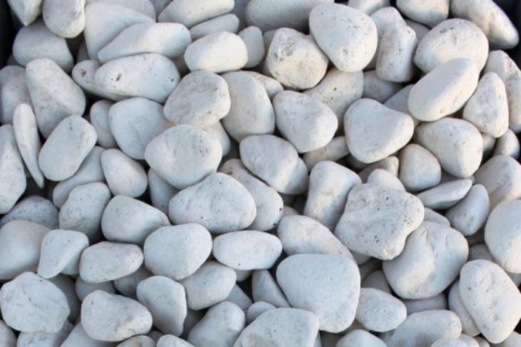 Белая галька галтовка (20-40 мм.)  купить в Нижнем Новгороде от производителя, без посредников