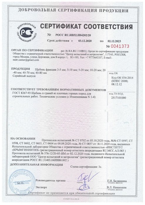 Сертификат на розовый мрамор в Нижнем Новгороде 